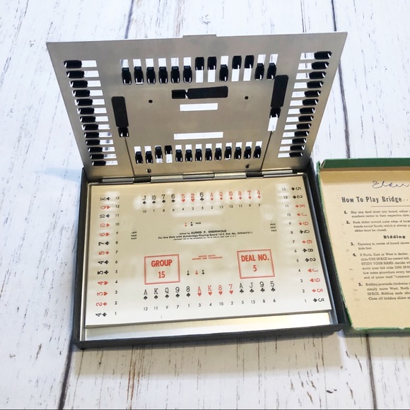 Auto Bridge deluxe pocket model vintage game 1959 made in USA mechanical - Picture 11 of 13